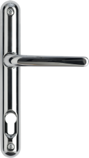 Aluminium lever handle in Chrome
