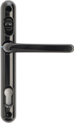Black aluminium lever handle